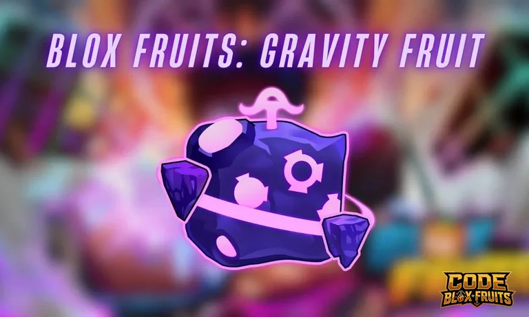 Trái Gravity tạo hiệu ứng lực hấp dẫn trong Blox Fruits