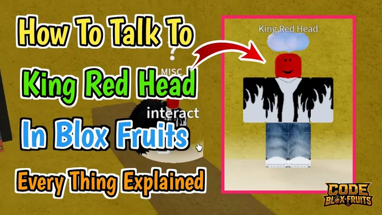 King Red Head trong Blox Fruits bắt đầu nhiệm vụ mở Third Sea