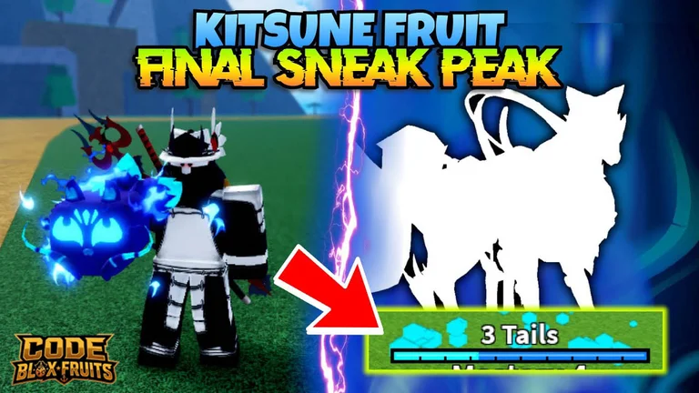 Tails Meter của Kitsune trong Blox Fruits đạt trạng thái ba đuôi