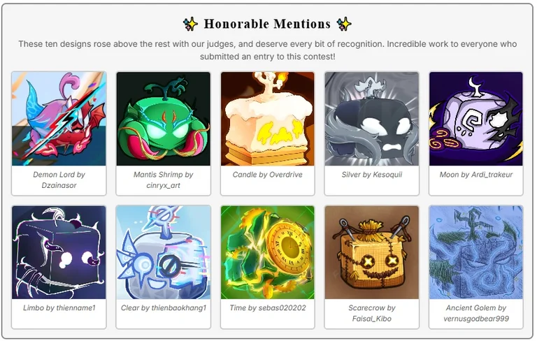 Các tác phẩm fanart chiến thắng được vinh danh