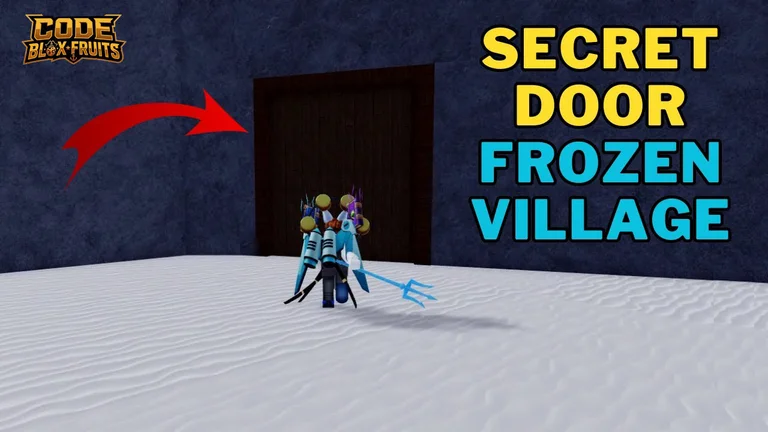 Lối vào hang tại Frozen Village dẫn đến phòng Ice Admiral