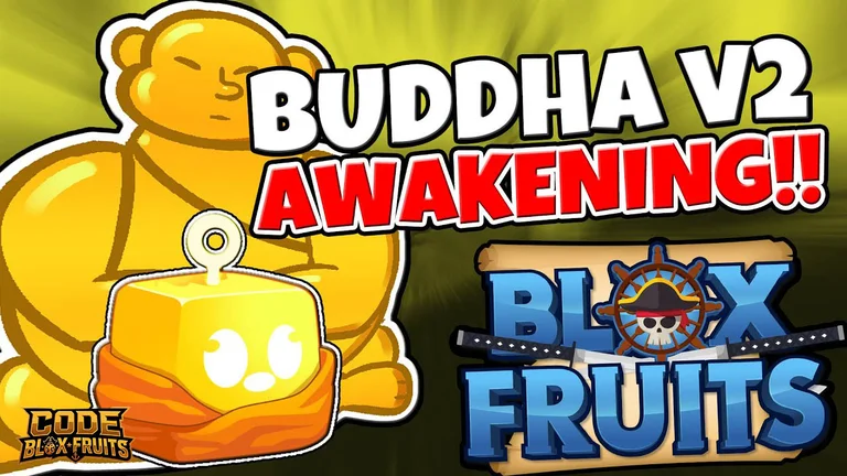 Buddha V2 trong Blox Fruits hiển thị trạng thái Shift thức tỉnh